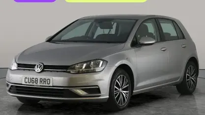 Used VW Golf VII SE 110 HP (80 kW) 2018 Silver Hatchback