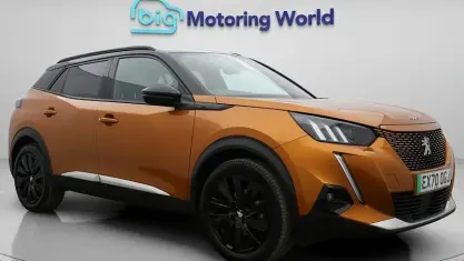 Used Peugeot e-2008 GT-line 100 kW (136 HP) 2020 Orange SUV