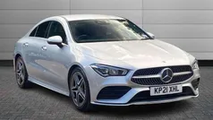 Mojave silver Used 2021 Mercedes CLA220 AMG Line Premium Sedan | £22,550 (Fair price)