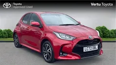 Red Used 2022 Toyota Yaris Hybrid Design Hatchback | £16,810 (Fair price)