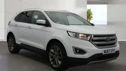Used Ford Edge Titanium 180 HP (132 kW) 2017 White SUV