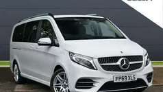 White Used 2019 Mercedes V300 AMG line MPV | £47,995 (Super price)