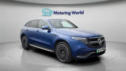 Used Mercedes EQC400 AMG line 300 kW (408 HP) 2023 Blue SUV