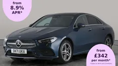 Blue Used 2021 Mercedes CLA250e AMG Line Premium Plus Sedan | £24,258 (Fair price)
