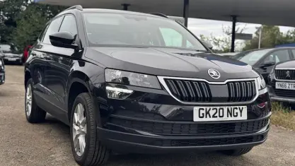 Used Skoda Karoq SE Technology 116 HP (85 kW) 2020 Black SUV