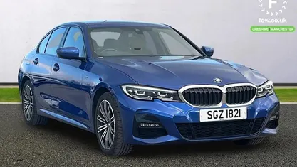 Blue Used 2020 BMW 330e M Sport Sedan | £18,099 (Fair price)