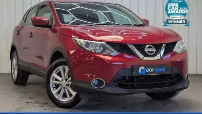 Begagnad Nissan Qashqai Acenta 110 HK (80 kW) 2017 Röd SUV