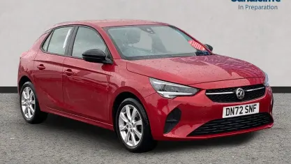 Used Vauxhall Corsa Design Edition 75 HP (55 kW) 2022 Red Hatchback