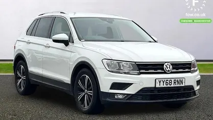 Used VW Tiguan SE 125 HP (91 kW) 2019 White SUV