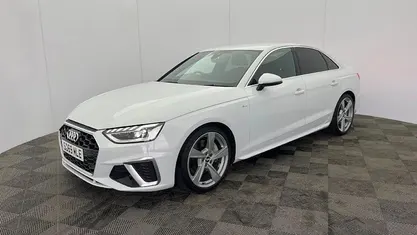 White Used 2019 Audi A4 S-Line Sedan | £18,990 (Fair price)