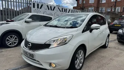 Used Nissan Note S 98 HP (72 kW) 2016 White Hatchback