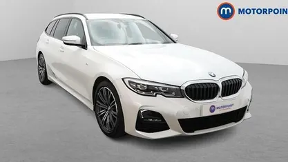 White Used 2021 BMW 320 M Sport Estate | £22,949 (Fair price)
