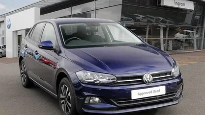 Used VW Polo United 95 HP (69 kW) 2020 Blue Hatchback