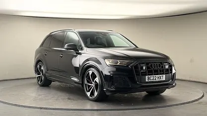 Used Audi SQ7 Black Edition 507 HP (372 kW) 2022 Mythos black metallic/mythos black metallic SUV