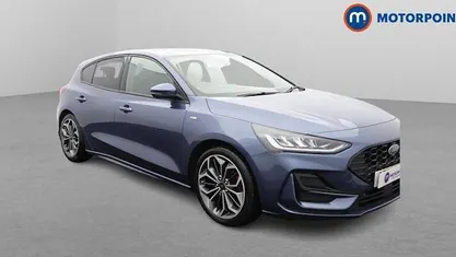 Blue Used 2023 Ford Focus ST-Line X Hatchback | £16,449 (Fair price)