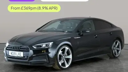 Used Audi A5 Sportback Black Edition 190 HP (139 kW) 2019 Black Hatchback