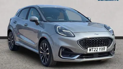 Used Ford Puma ST-Line 155 HP (114 kW) 2022 Solar silver (premium paint) SUV