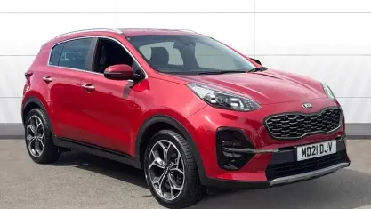 Used Kia Sportage GT-Line 177 HP (130 kW) 2021 Red SUV