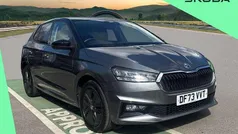 Graphite grey metallic body / black magic pearl effect roof Used 2023 Skoda Fabia Colour Edition Hatchback | £14,200 (Fair price)