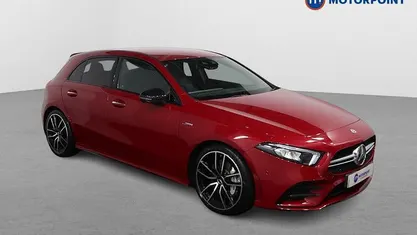 Used Mercedes A35 AMG Premium 306 HP (225 kW) 2021 Red Hatchback