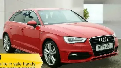 Begagnad Audi A3 Sportback S-Line 179 HK (131 kW) 2015 Halvkombi
