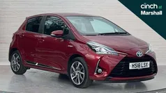 Red Used 2018 Toyota Yaris Hybrid Hatchback | £12,990 (Fair price)