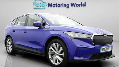 Used Skoda Enyaq iV ecoSuite 150 kW (204 HP) 2021 Blue SUV