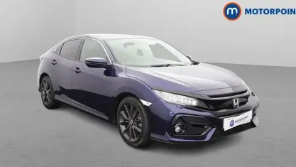 Used Honda Civic EX 126 HP (92 kW) 2021 Blue Hatchback