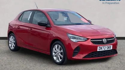 Used Vauxhall Corsa Design Edition 75 HP (55 kW) 2022 Red Hatchback