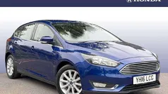 Blue Used 2016 Ford Focus Titanium Hatchback | £7,950 (Good price)