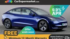 Blue Used 2021 Tesla Model 3 Standard Range Sedan | £17,997 (Fair price)