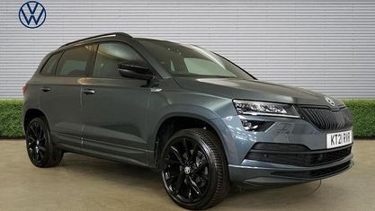 Używany Skoda Karoq SportLine 150 KM (110 kW) 2021 Szary SUV