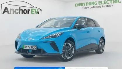 Used MG MG4 EV SE 125 kW (170 HP) 2022 Blue Hatchback