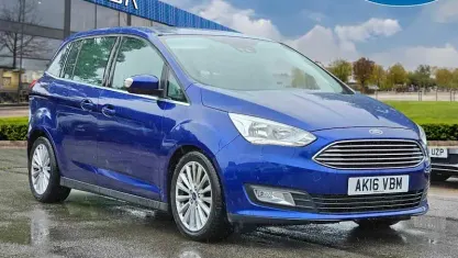Used Ford Grand C-Max Titanium 150 HP (110 kW) 2016 Blue MPV