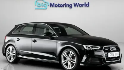 Begagnad Audi A3 Sportback S-Line 190 HK (139 kW) 2018 Halvkombi