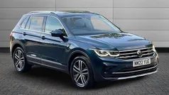 Blue Used 2022 VW Tiguan Elegance SUV | £27,350 (Fair price)