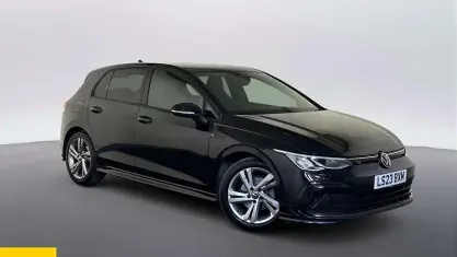 Used VW Golf VIII R-line 150 HP (110 kW) 2023 Black Hatchback