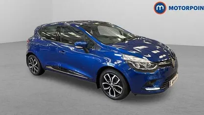 Used Renault Clio IV Play 76 HP (55 kW) 2018 Blue Hatchback