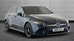 Blue Used 2021 Mercedes A180 AMG line Hatchback | £18,990 (Fair price)