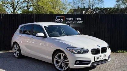 Used BMW 116 Sport Line 116 HP (85 kW) 2017 White Hatchback