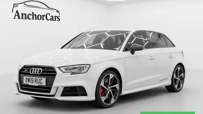 Used Audi S3 Sportback Black Edition 300 HP (220 kW) 2019 White Hatchback