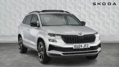 Brilliant silver metallic Used 2024 Skoda Karoq SportLine SUV | £27,459 (Fair price)