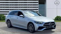 Silver Used 2025 Mercedes C300e AMG Line Premium Plus Estate | £43,299 (Fair price)