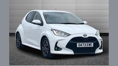White Used 2023 Toyota Yaris Hybrid Design Hatchback | £18,295 (Fair price)
