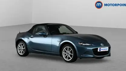 Used Mazda MX5 131 HP (96 kW) 2017 Blue Cabriolet