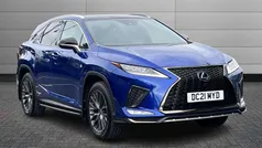 Azure blue Used 2021 Lexus RX450h Sport Line SUV | £28,550 (Fair price)