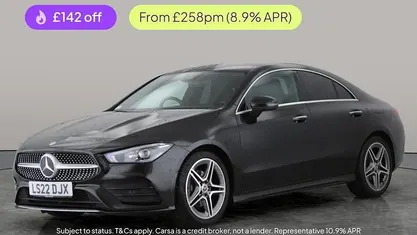 Black Used 2022 Mercedes CLA180 AMG Line Premium Sedan | £22,688 (Fair price)