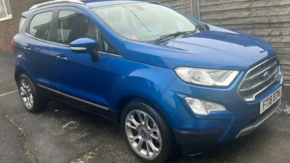 Used Ford Ecosport Titanium 125 HP (91 kW) 2018 Blue SUV