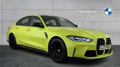 Used BMW M3 Competition Edition 510 HP (375 kW) 2023 Yellow Sedan