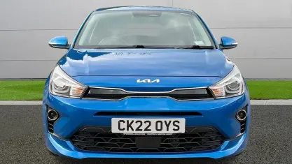 Used Kia Rio 120 HP (88 kW) 2022 Blue Hatchback